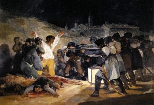 «Los fusilamientos del 3 de mayo» de Goya.