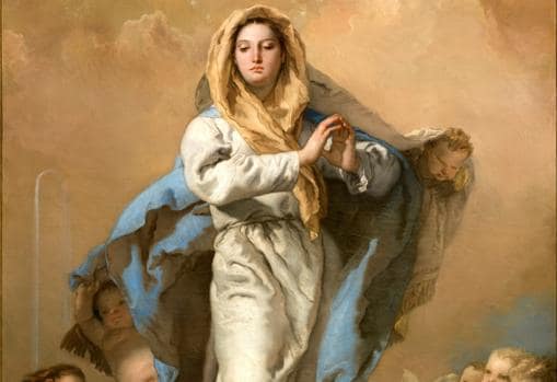 La «Inmaculada Concepción» de Tiepolo. Detalle