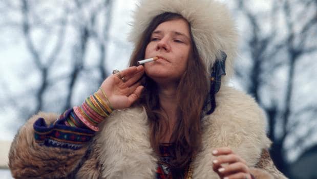 Janis Joplin fotografiada en 1969