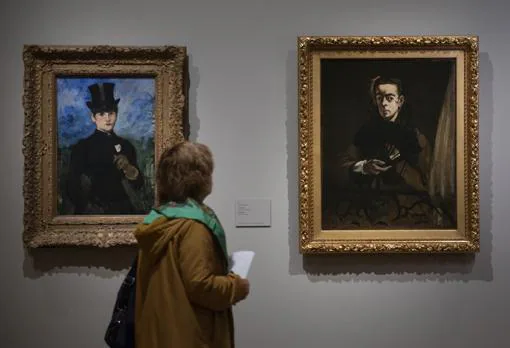 Manet llegó a España en 1865. Se quedó fascinado con el Prado y con Velázquez. Cuelgan en la muestra dos obras del pintor francés