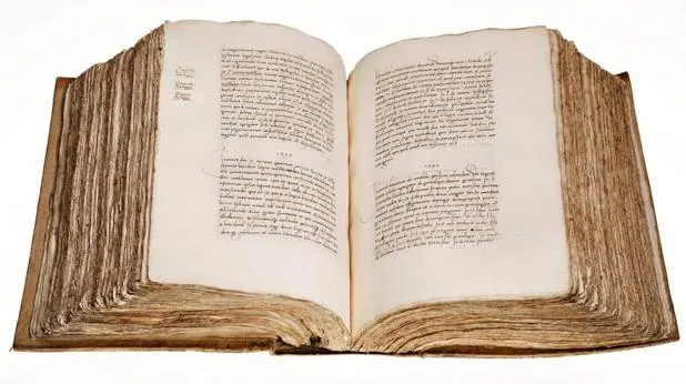Manuscrito del siglo XVI del Â«Libro de los EpÃ­tomesÂ», que los investigadores han confirmado es obra de Hernando ColÃ³n (1488-1539).