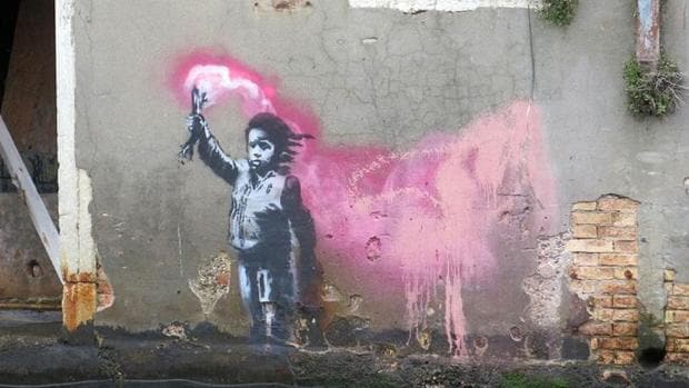 Resultado de imagen de ultimo graffiti de banksy confirmado en venecia