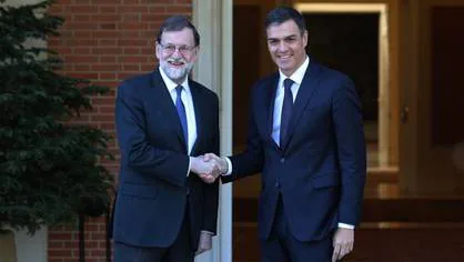 Rajoy y Sánchez refuerzan su pacto ante el discurso «xenófobo» de Torra