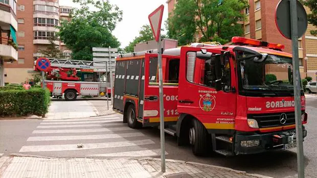 El incendio se produjo en la calle RÃ­o JÃºcar de Azuqueca de Henares