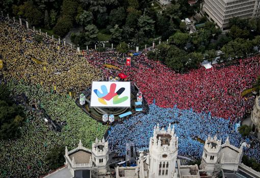 Puesta en escena de la candidatura de Madrid 2016