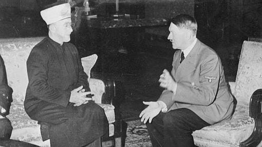 El Gran Muftí, junto a Hitler