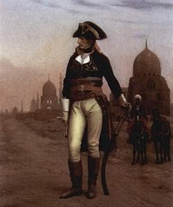 Retrato de Napoleón Bonaparte en Egipto