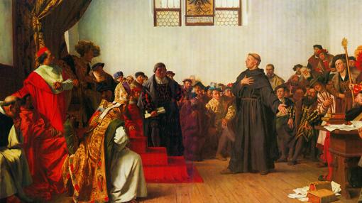 Lutero en Worms contra Carlos V, por Anton von Werner
