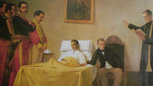 La Muerte del Libertador Simón Bolívar