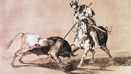 El Cid, lanceando un toro