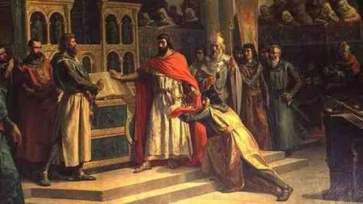 El Cid obliga a jurar al rey que no ha colaborado en la muerte de su hermano