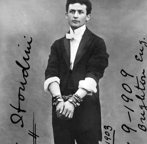 Fotografía firmada por Houdini