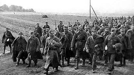 Polacos capturados por los soviéticos tras la contienda