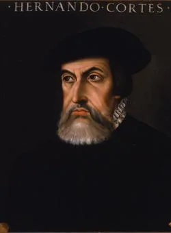 Retrato de Hernán Cortés basado en el enviado por el conquistador a Paulo Giovi
