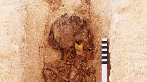 Restos hallados en Amarna