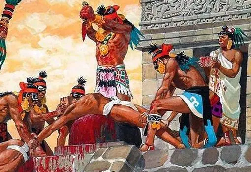 Las crueles prácticas caníbales de los aztecas que aterraban a Hernán Cortés Ritual-azteca-kTTG--510x349@abc