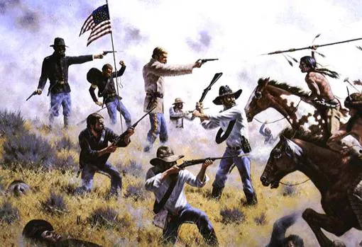 Custer y el Séptimo de Caballería en Little Bighorn