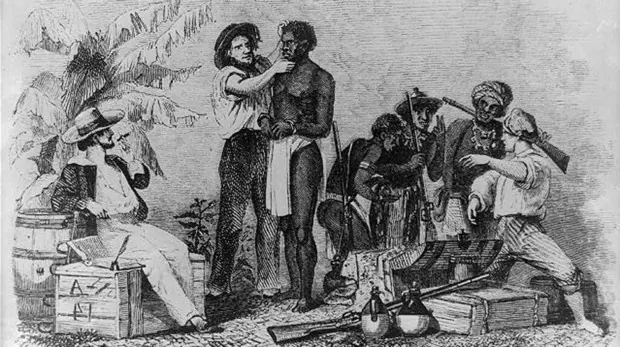 El comercio de esclavos africanos