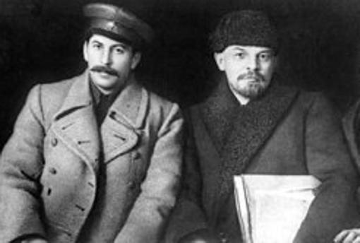 Joseph Stalin y Lenin, en 1919