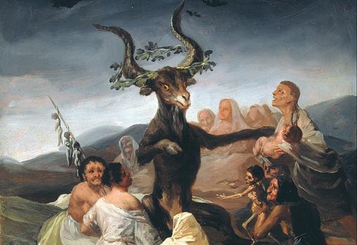 El Aquelarre, cuadro de Francisco Goya (Museo Lázaro Galdiano, Madrid)