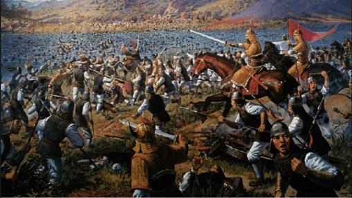 Batalla de Salsu, en 612