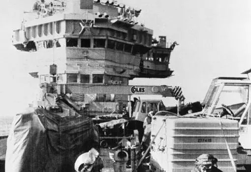 HMS Hermes, durante la guerra de las Malvinas