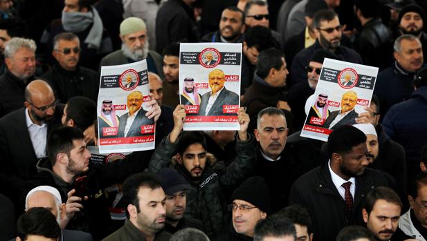 SimbÃ³lico funeral por Khashoggi en Estambul el pasado noviembre