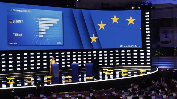 Seguimiento en Bruselas de las eleccione europeas en Alemania