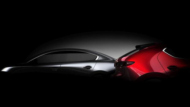 Primera imagen oficial del nuevo Mazda 3, inspirado en el prototipo Kai Concept