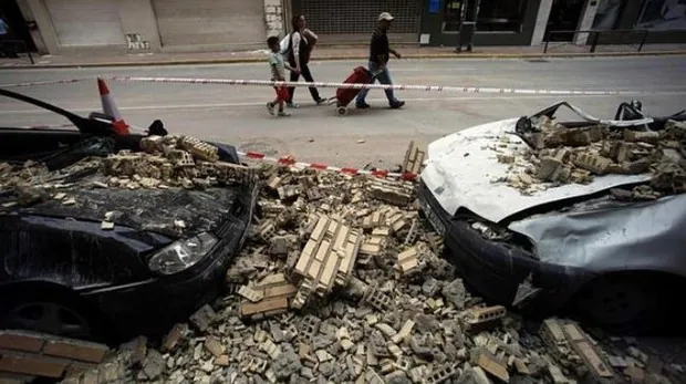 VehÃ­culos daÃ±ados por el terremoto de Lorca de 2011