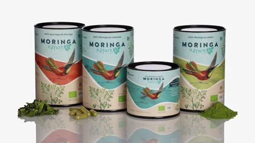 La gama completa de productos de Moringa Nature