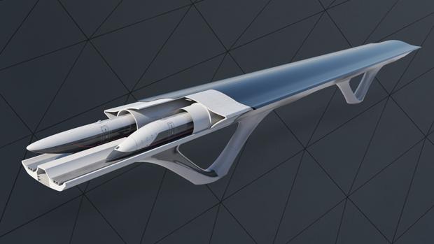 Prototipo de la estructura de Hyperloop