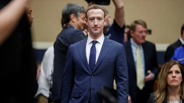 Mark Zuckerberg, CEO de Facebook, durante su comparecencia en el Senado de EE.UU. en abril de 2018