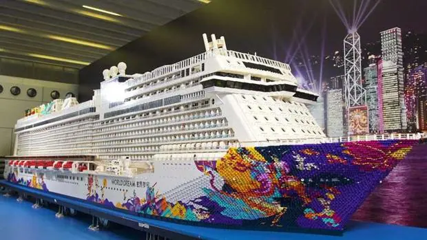 Así es el crucero de Lego más grande del mundo