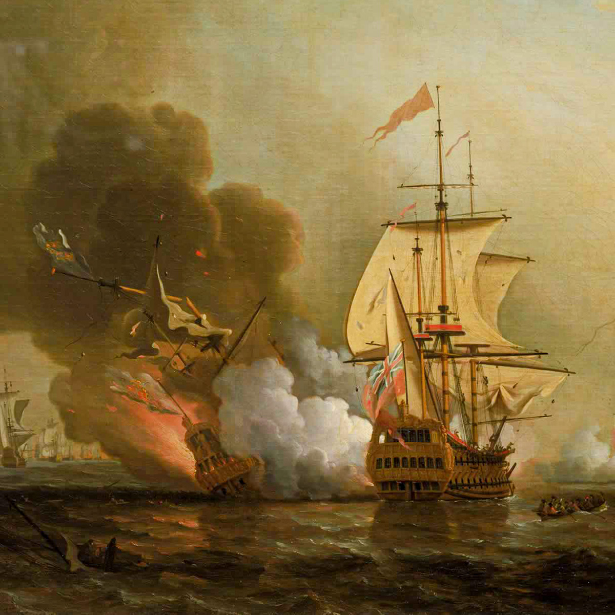 «Lenguas de fuego salían por las troneras de los cañones»: las horas finales del galeón San José